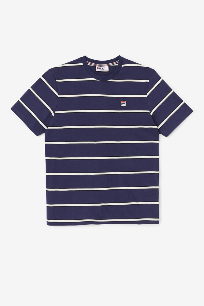 Fila Felix T-Shirt Navy - Mens - 95430FLZA